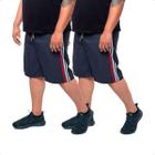 Kit 2 Bermudas Plus Size Masculina Short Tactel