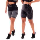 Kit 2 bermudas sublimadas zero transparência