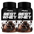 Kit 2 Best Whey Isolado Hidro Gourmet Brownie 900g Atlhetica