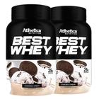 Kit 2 Best Whey Isolado Hidrolisado Cookies 900g - Atlhetica - Atlhetica Nutrition