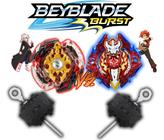 Kit 2 Beyblade Burst 2 Lançador Beyblade God Spriggan Xcalius - Extreme Gyro