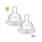 Kit 2 Bicos Mamadeira Avent Classic - N.4 - 6M+ - Philips Avent