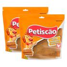 Kit 2 Bifinho Mastigável Petiscão Sabor Frango 60g