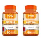 Kit 2 Biotina vitamina B7 com 60Cps Duom