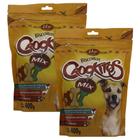 Kit 2 Biscoito para Cão Colosso Crockitos Mix com 400g