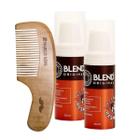 Kit 2 Blend Barba De Respeito 30 Ml 2 meses e Pente De Barba