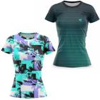 Kit 2 Blusa Fitness Roupa Academia feminina Caminhada Treino Ciclismo Dry Fit Ante Suor UV - Efect