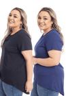 Kit 2 blusas plus size mullet tampa bumbum 3024.k2
