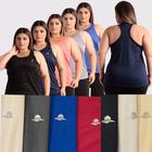 Kit 2 Blusas Regata Plus Size MESH Premium Feminina Academia