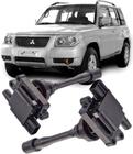 Kit 2 Bobina Ignicao Pajero Tr4 Io 1.8 Gasolina 2002 A 2006