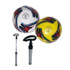 Kit 2 Bolas Futebol de Campo Salão Tamanho 5 com Bomba de Ar