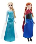 Kit 2 Bonecas Frozen Elsa e Anna 30 Cm Mattel - HMJ41