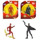 Kit 2 Bonecos 10Cm Flash E Batman - The Flash 2023