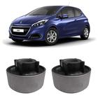 Kit 2 Borracha Bandeja Dianteira Peugeot 208 2013 2014 2015