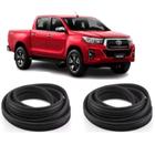 Kit 2 Borrachas De Porta Toyota Hilux 2016 2017 2018 2019 2020 2021 2022