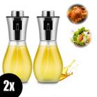 Kit 2 Borrifadores de Vinagre Azeite e Óleo Churrasco Cozinhar Spray Pulverizador Culinário de 200ml