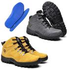 Kit 2 Bota Coturno  Adventure Masculino Casual Cat skill+ Pamilha de Gel