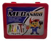 Kit 2 Brinquedo Pequeno Mecânico Maleta Ferramentas 16 Peças