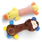 Kit 2 Brinquedos De Pelúcia Para Cães Pet Cachorros Pequeno Porte e Filhotes Happy Day Premium