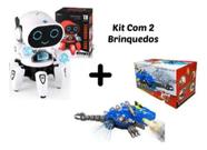 Kit 2 Brinquedos Músical Robô Genext + Dragão Solta Fumaça - D TOYS