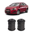 Kit 2 Bucha Menor Leque Dianteiro Gm Sonic Sedan 2012-2014 - Auto Flex