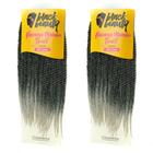 Kit 2 Cabelo Havana Mambo Twist 300g - Black Beauty