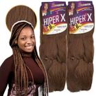 Kit 2 Cabelo Jumbo Tranças Hiper X Jumbão Box Braid