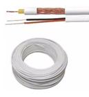 Kit 2 Cabos Coaxial Para Cftv 4Mm 80% Rolo 100M Cada Unidade - Vs