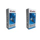 Kit 2 Cabos USB V8 Kingo Preto 2m 2.1A p/ Zenfone Max Shot