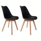 Kit 2 Cadeiras De Jantar Empório Tiffany Saarinen Base Wood