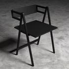 Kit 2 Cadeiras De Metal Design Escandinavo Geométrico Industrial