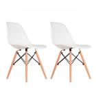Kit 2 Cadeiras Eames Seat&Co Polipropileno Branca