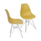 Kit 2 Cadeiras em PP Base Metal Dkr OR Design