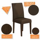 Kit 2 Cadeiras Estofadas Sofia Imbuia/marrom - Móveis Arapongas
