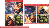Kit 2 Caderno Brochurinha Marvel Now 80 Fls 1 Desenho Marvel