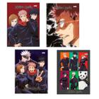 Kit 2 Cadernos Brochura Pequeno Jujutsu Kaisen 80Fls SORTIDO - Foroni