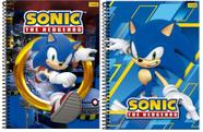 Kit 2 Cadernos Espiral Foroni 96 fls Sonic The Hedgehog