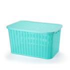 Kit 2 Caixa Organizadora Rattan - 48 Litros - Agraplast