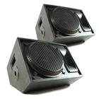 Kit 2 Caixa Retorno Palco Music Way 450w Rms Plug P10