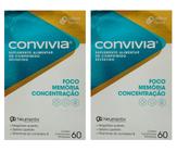Kit 2 Caixas Suplemento Alimentar Convivia 60 Comprimidos