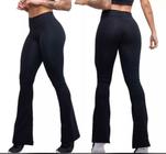 Calça Flare Em Suplex Feminina Cintura Alta Legging