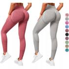 Kit 2 Calça Legging Levanta Bumbum Academia Tiktok Cintura Alta Blogueira - Blanco Store