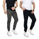 calca sarja jogger masculina chumbo em Promoção no Magazine Luiza