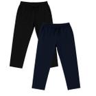 Kit 2 Calças de moletom masculina M ao Plus Size flanelada 3 bolsos