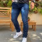 Kit 2 calças jeans masculina básica moda casual com elástano lycra direto da fábrica skinny slim