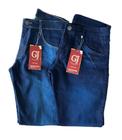 Kit 2 Calças Jeans Masculina Slim Elastano