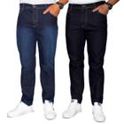 Kit 2 Calças Jeans Masculinas Tradicionais c/ lycra Almix