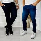 KIT 2 Calças Jeans Masculino Skinny Elastano Moda e Calça Casual