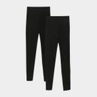 Kit 2 Calças Legging Básicos K020 Feminina