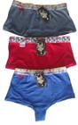 Kit 2 calcinhas menina box,boxer infantil,suede,conforto